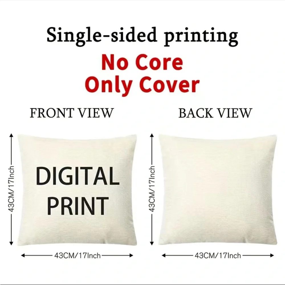 4 Pc Christmas‎ Decorative Cushion Covers 17”x17”